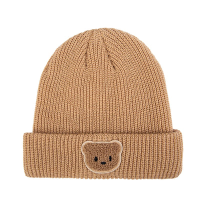 Cute Bear Knitted Baby Hat – Warm Fall & Winter Beanie for Boys & Girls 🐻❄️🧶